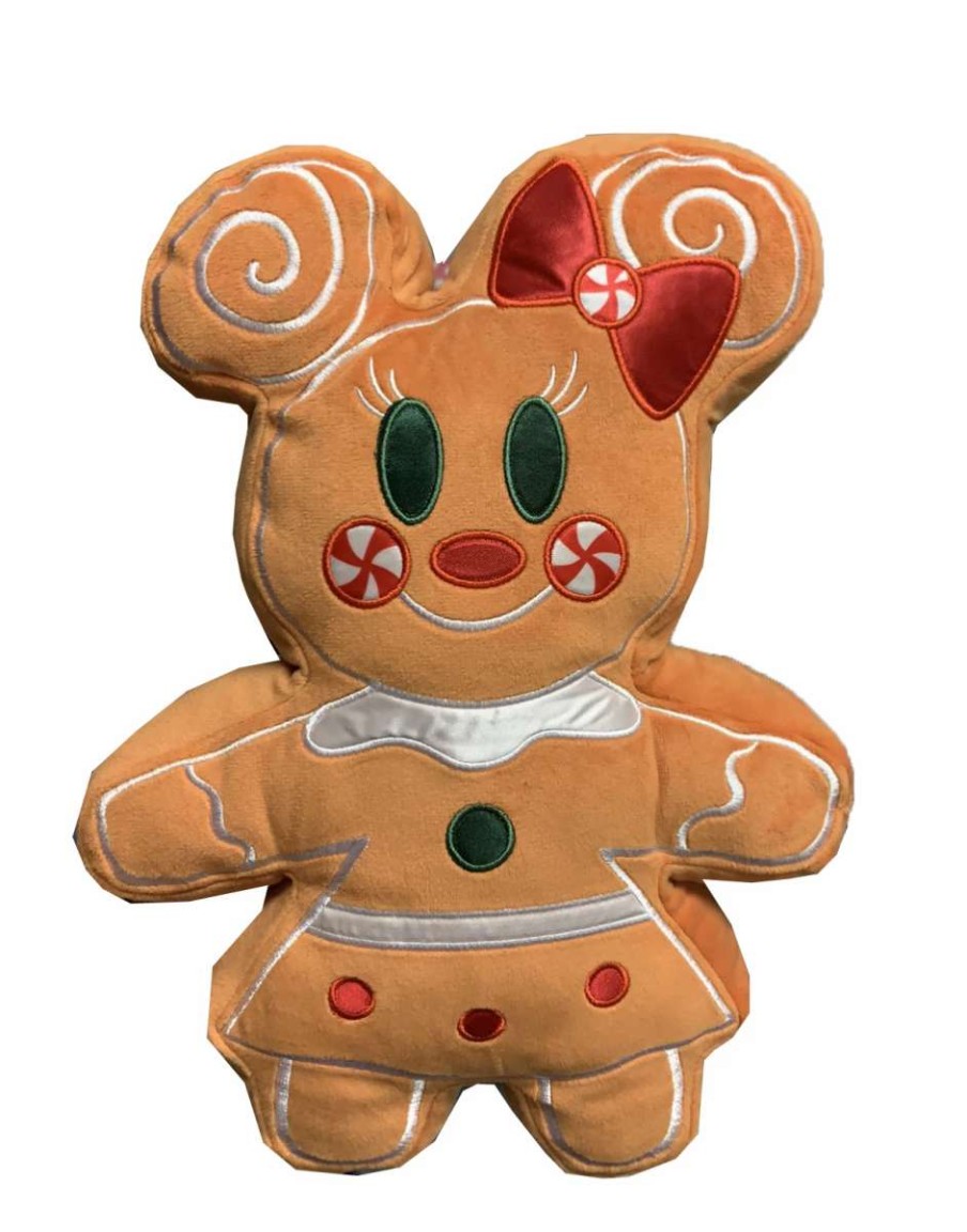 More Christmas Items * | Buy Flash Sale Disney Holiday Plush Minnie Mouse Gingerbread Scented