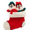 More Christmas Items * | Wholesale New Disney Holiday Plush Chip N Dale In Stocking