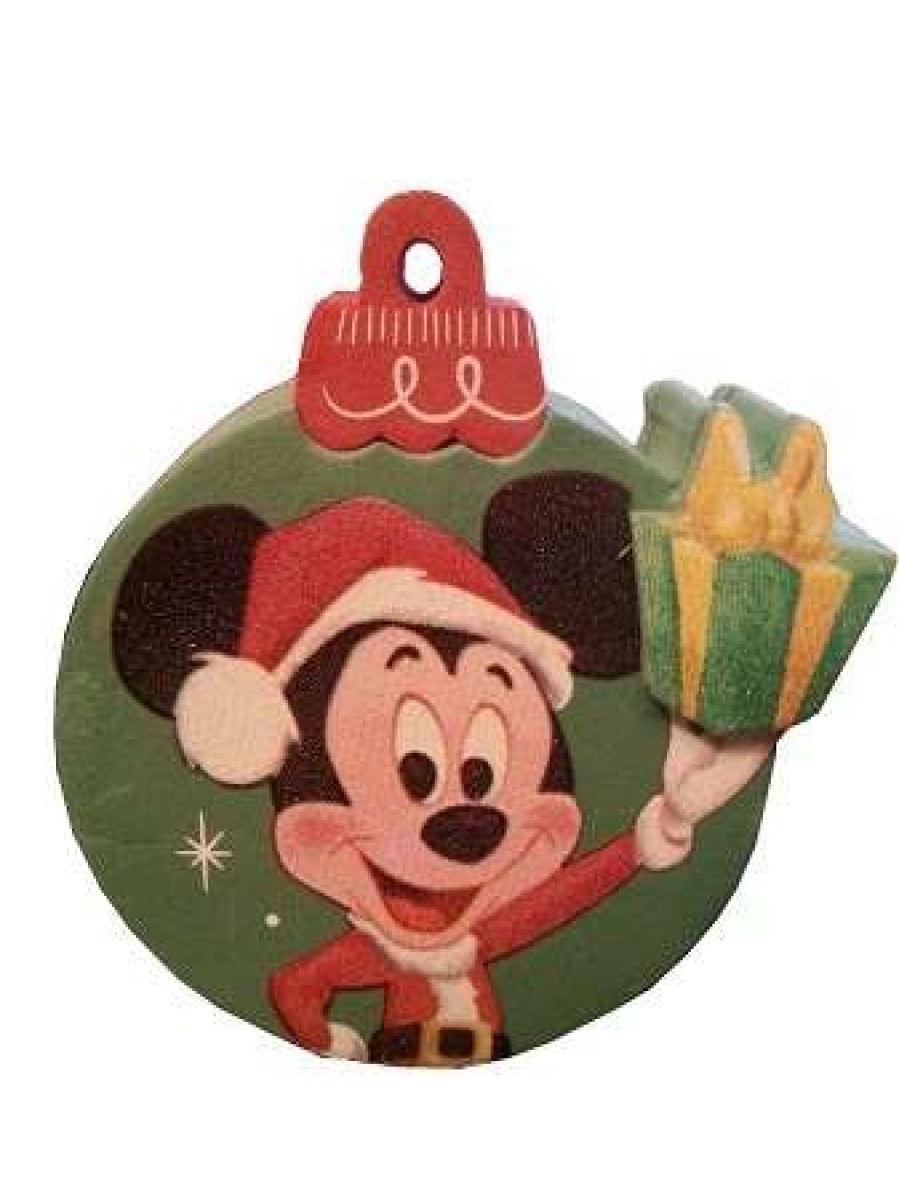 More Christmas Items * | Cheapest Cheap Disney Antenna Topper Santa Mickey Mouse Christmas Ornament Retro