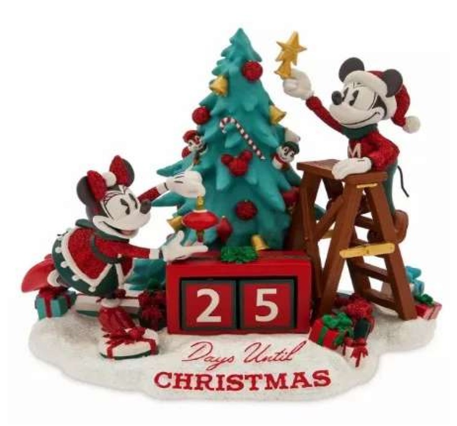 More Christmas Items * | Best Reviews Of Budget Disney Holiday Countdown Calendar Mickey & Minnie Decorating