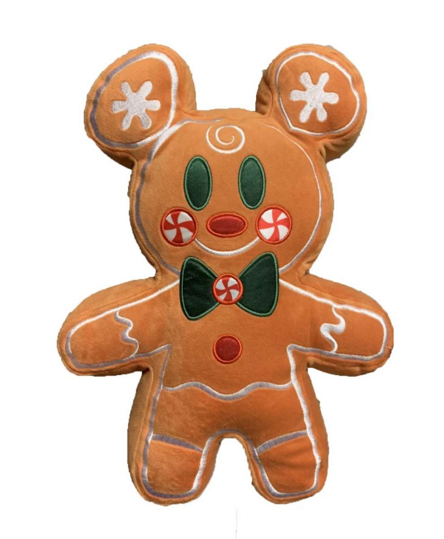 More Christmas Items * | Wholesale Cheapest Disney Holiday Plush Mickey Mouse Gingerbread Scented