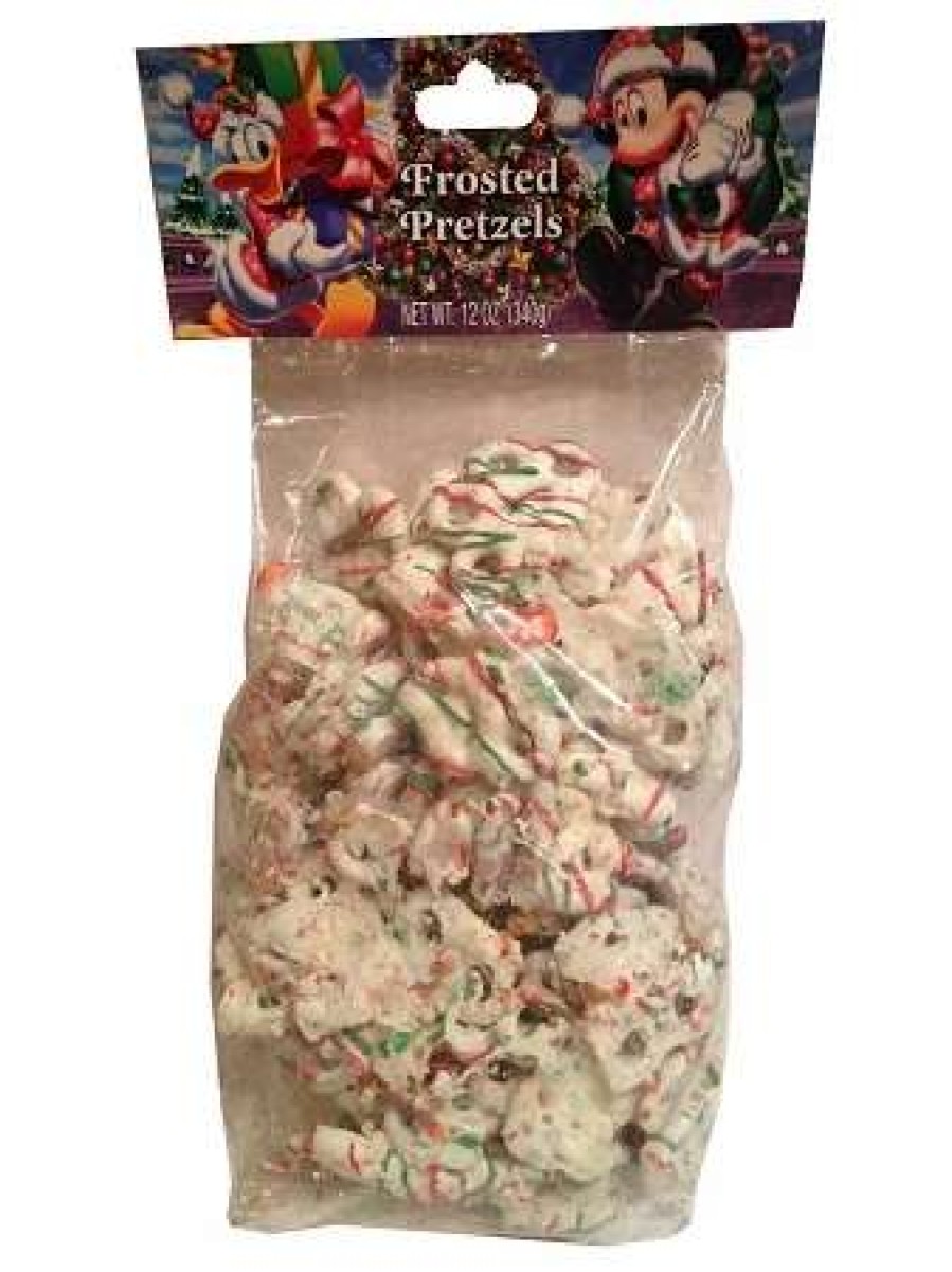 Holiday Treats * | Deals Discount Disney Christmas Treats Frosted Pretzels Mickey Icons