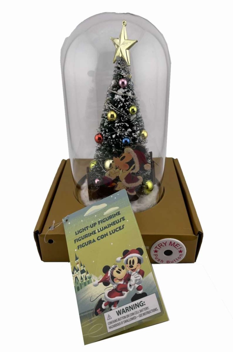 More Christmas Items * | Buy Outlet Disney Holiday Figure Mickey Mouse Light Up Globe