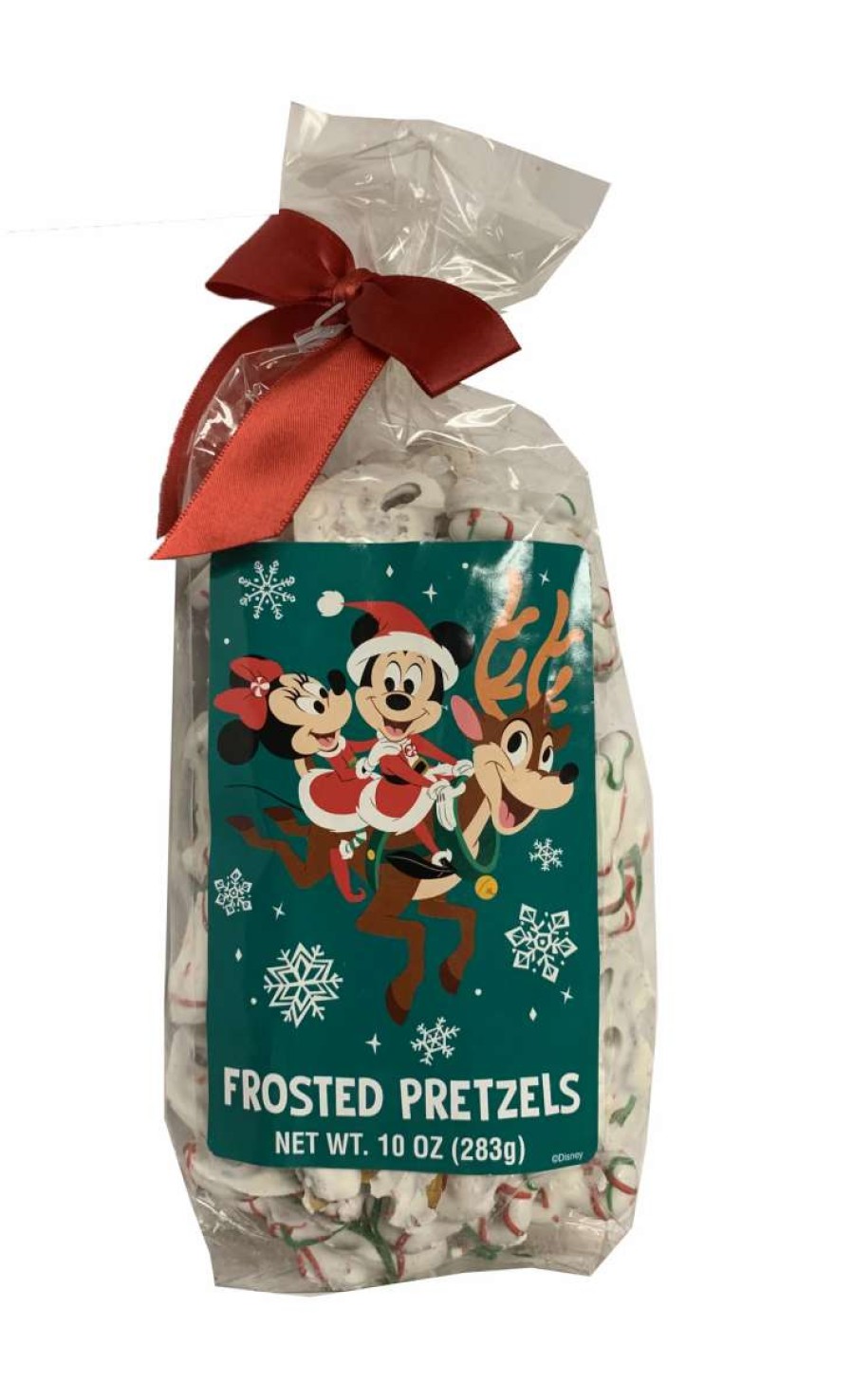 Holiday Treats * | Outlet Discount Disney Frosted Pretzels Holiday Mickey Mouse Shaped