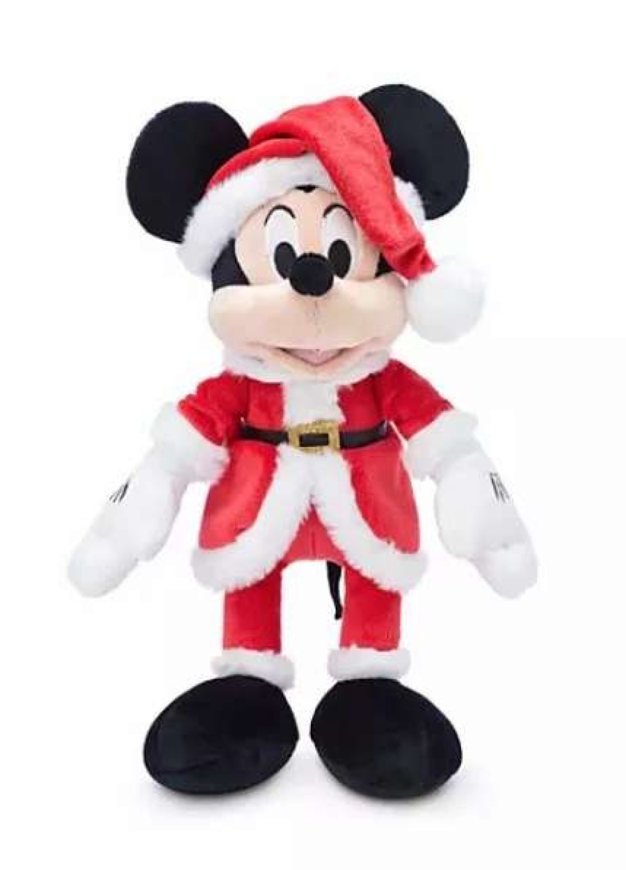 More Christmas Items * | Top 10 Best Sale Disney Holiday Plush 2020 Santa Mickey Mouse Medium