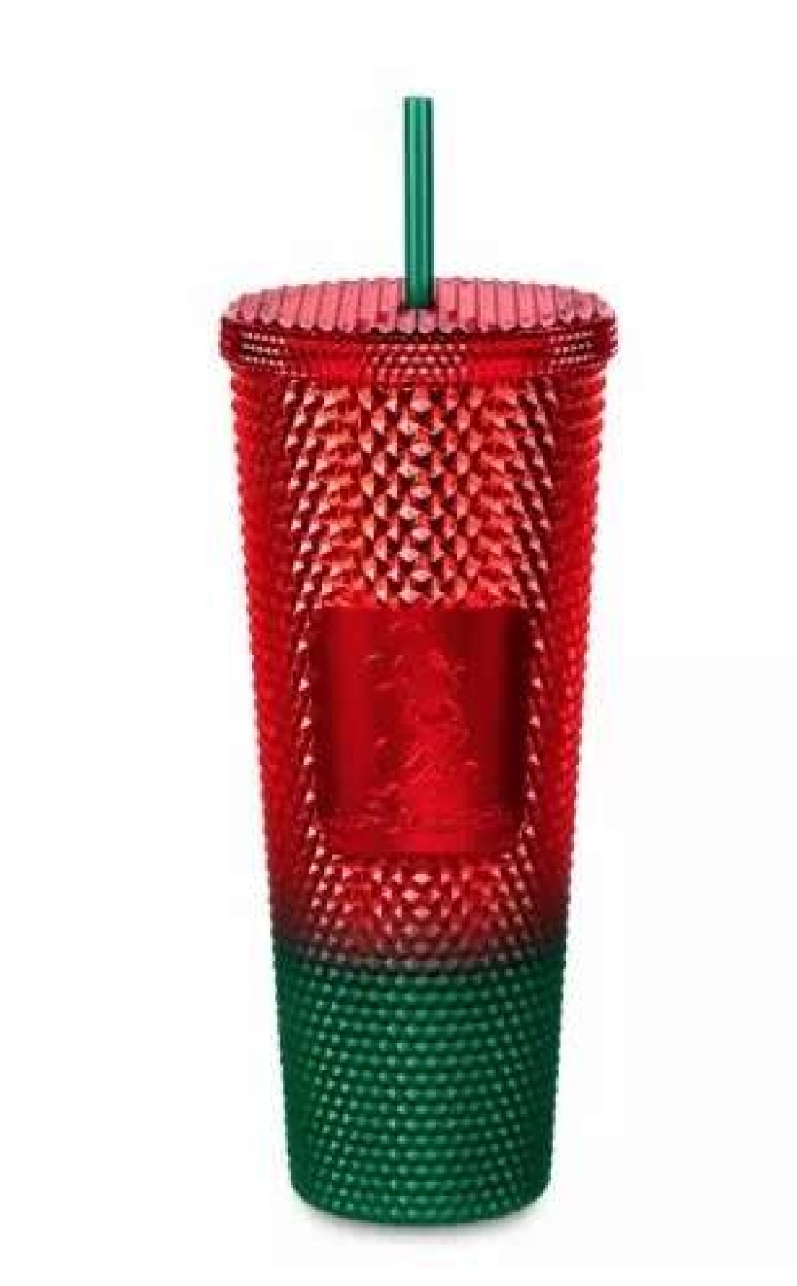 More Christmas Items * | Best Reviews Of Cheapest Disney Starbucks Tumbler Christmas Geometric Red & Green