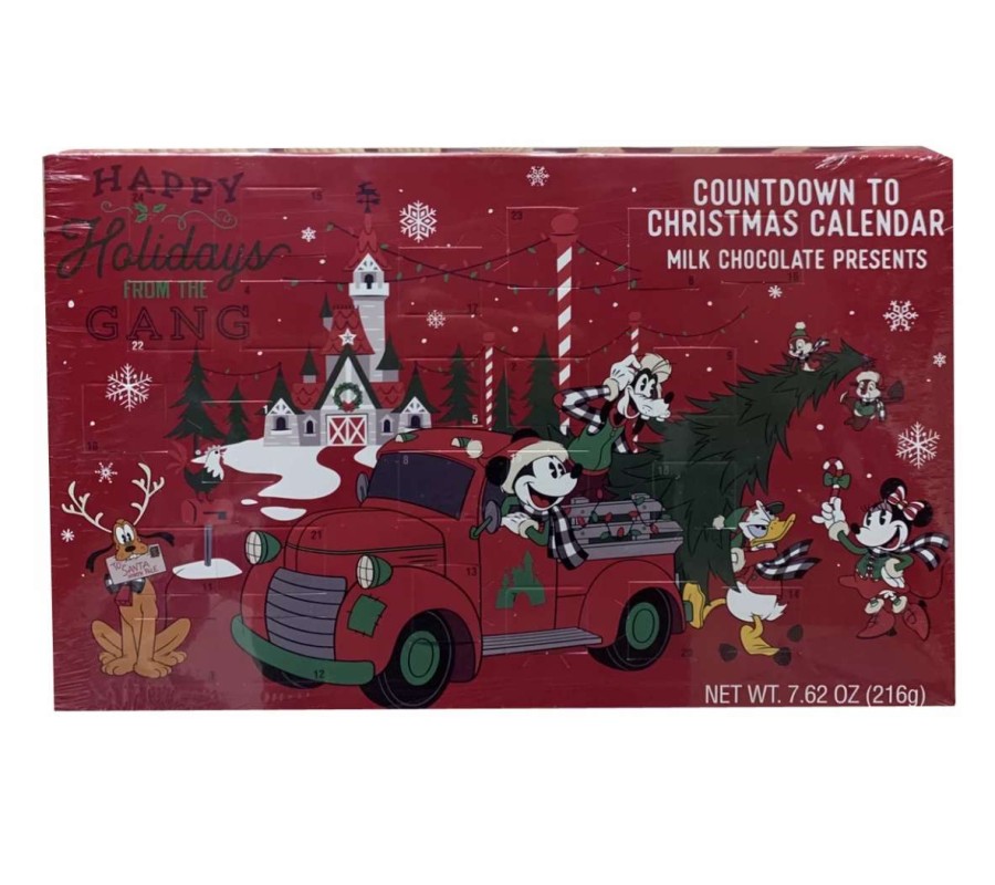 Holiday Treats * | Promo Best Deal Disney Countdown Calendar 2019 Christmas Countdown Chocolate