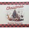 More Christmas Items * | Top 10 New Disney Pet Feeding Mat Christmas Is Happier Together