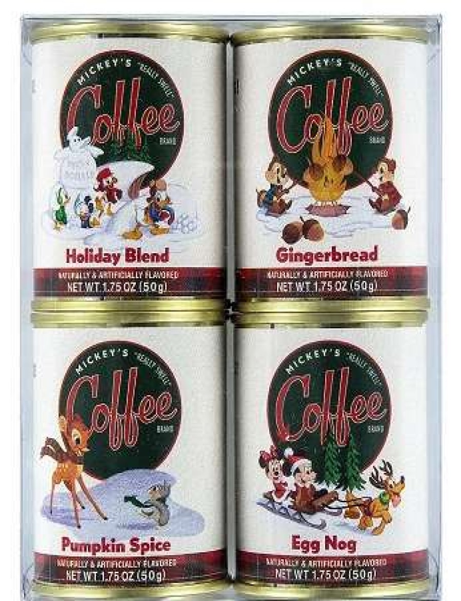 Holiday Treats * | Flash Sale Hot Sale Disney Mickey'S Really Swell Coffee Holiday Coffee Flavored 4 Pc