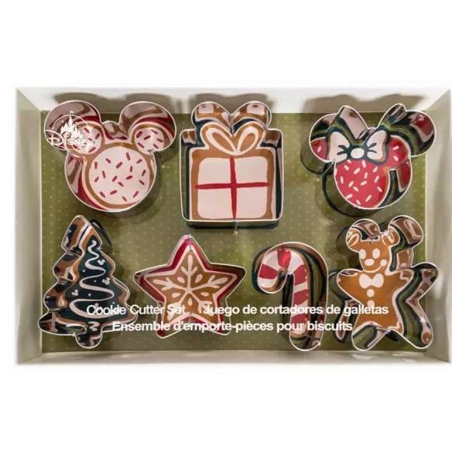 More Christmas Items * | Hot Sale Best Reviews Of Disney Cookie Cutter Set Christmas Mickey And Minnie