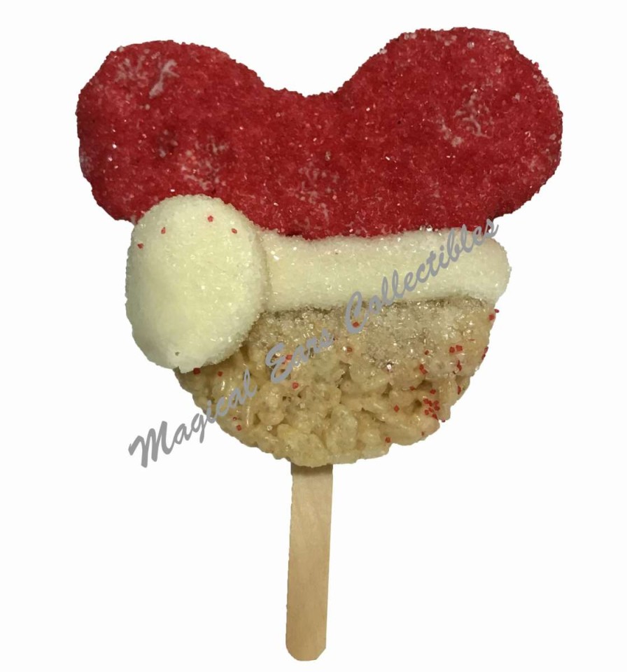 Holiday Treats * | Flash Sale Cheap Disney Rice Crispy Treat Holiday Santa Mickey Hat