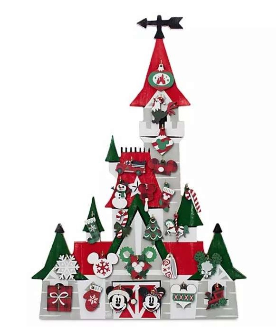 More Christmas Items * | Top 10 Discount Disney Advent Holiday Countdown Calendar Mickey And Minnie Mouse Castle