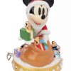 More Christmas Items * | Brand New Buy Disney Musical Figurine Santa Mickey Mouse With Gifts