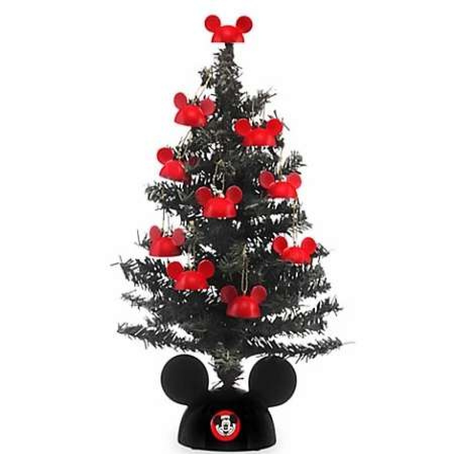 More Christmas Items * | Discount Wholesale Disney Tabletop Tree Santa Mickey Mouse Ears