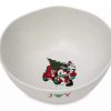 More Christmas Items * | Discount New Disney Holiday Serving Bowl Farmhouse Mickey And Minnie