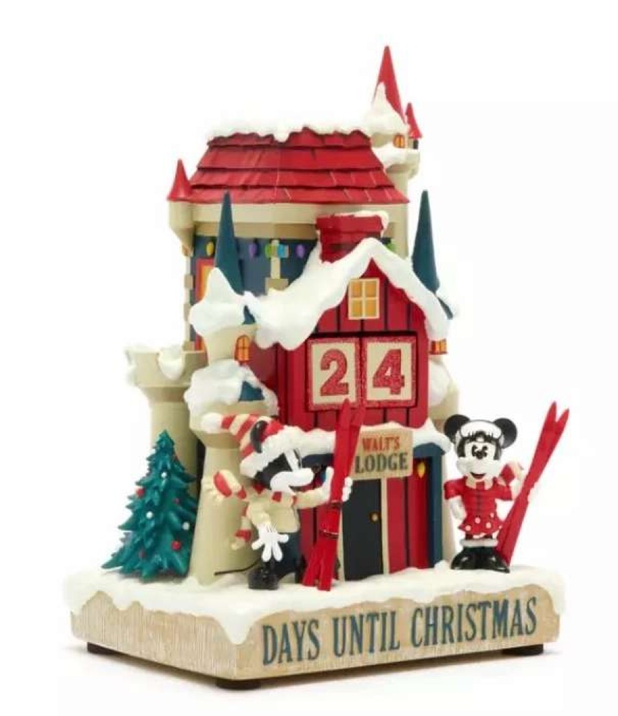 More Christmas Items * | Outlet Best Pirce Disney Countdown Calendar Walt'S Holiday Lodge Mickey And Minnie