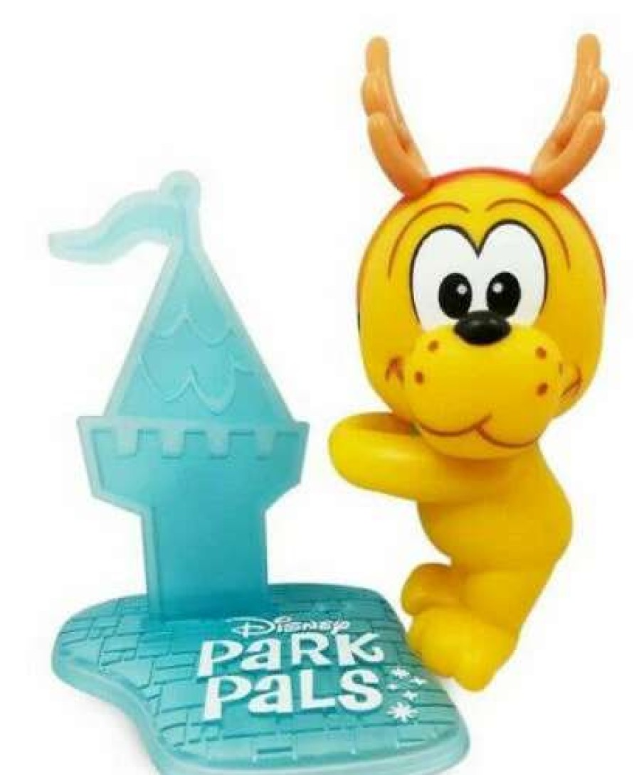 More Christmas Items * | Best Deal Flash Sale Disney Clip With Stand Park Pals Holiday Pluto Reindeer