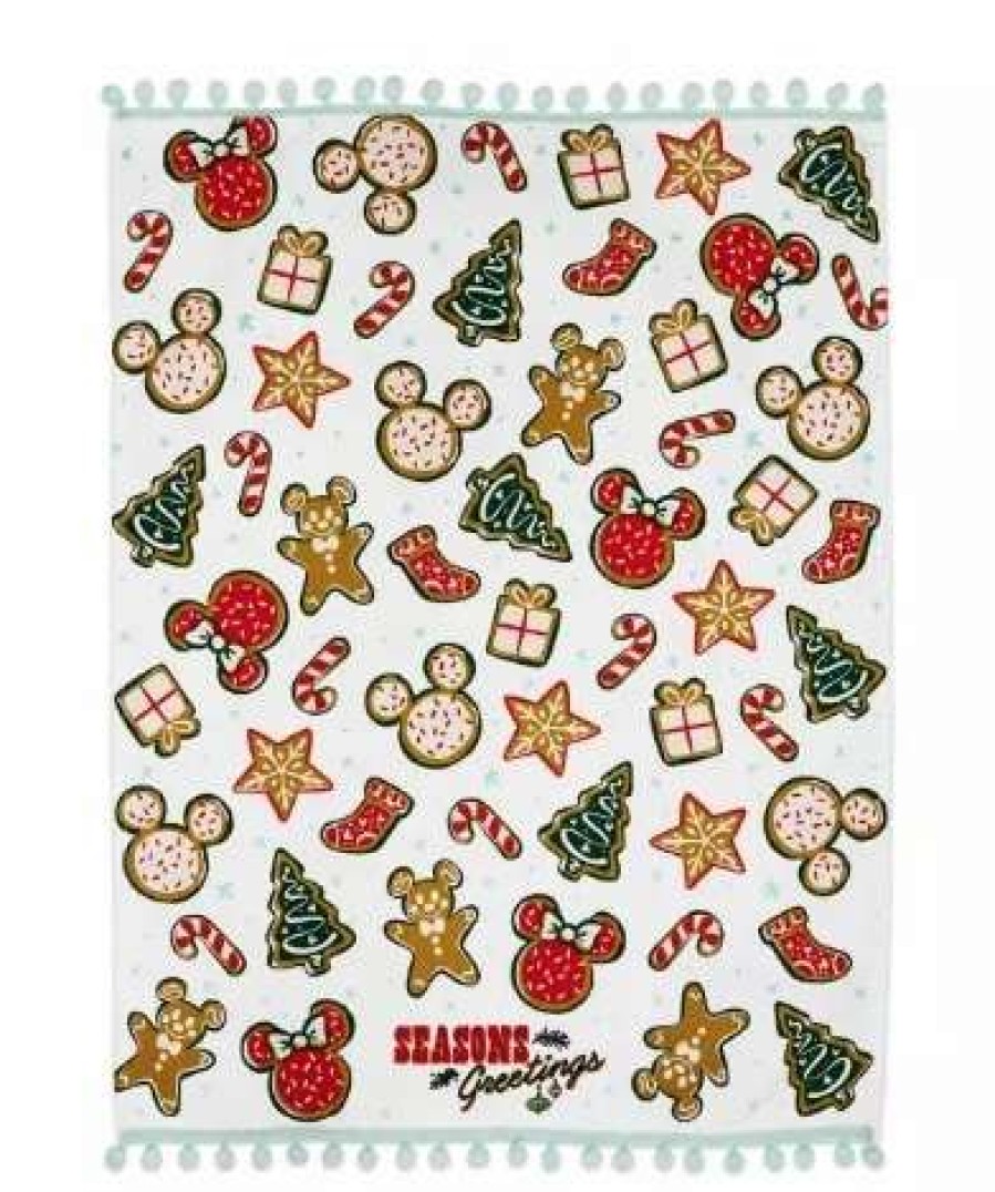 More Christmas Items * | Coupon Top 10 Disney Kitchen Towel Mickey Mouse Christmas Cookie