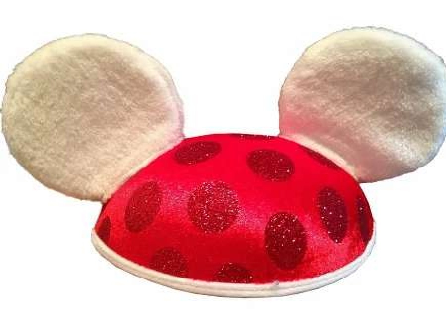 More Christmas Items * | New Deals Disney Hat Christmas Ears Hat Minnie Mouse With Plush Ears