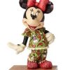 More Christmas Items * | New Brand New Disney Jim Shore Figure Minnie In Christmas Pajamas