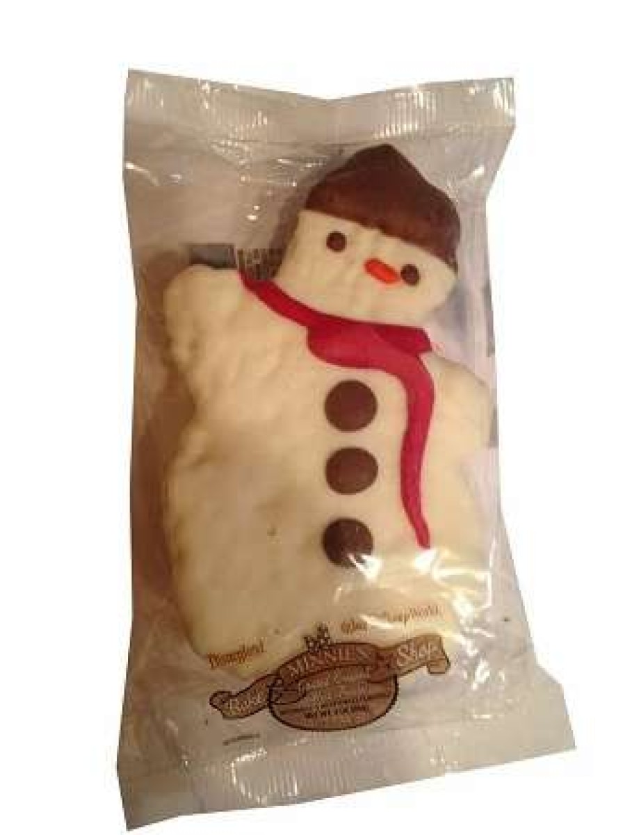 Holiday Treats * | Cheap Deals Disney Minnie Bake Shop Coated Rice Crispy Treat Snowman