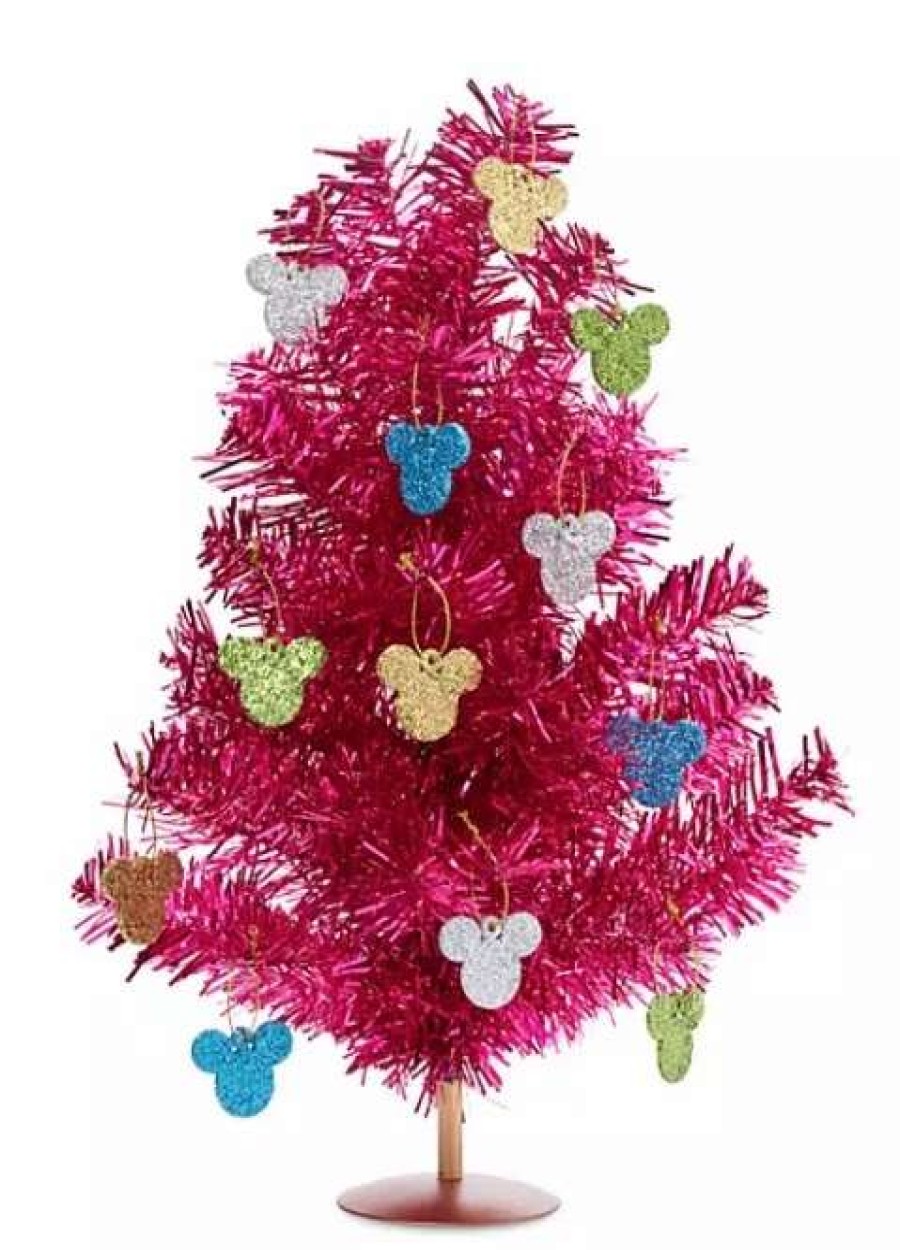 More Christmas Items * | Brand New Brand New Disney Christmas Tree Mickey Mouse Tinsel Mid-Century Brights