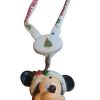 More Christmas Items * | Best Reviews Of Best Deal Disney Christmas Necklace Santa Mickey Mouse Light Up