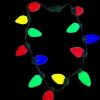 More Christmas Items * | Budget Deals Disney Christmas Necklace Retro Christmas Lights Led Light Up