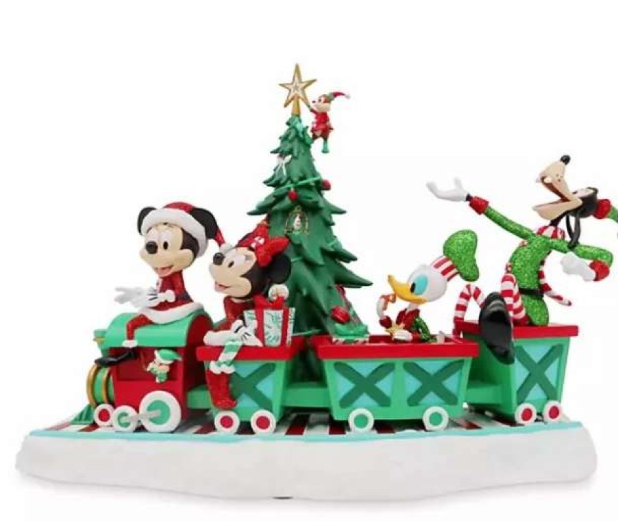 More Christmas Items * | Top 10 Promo Disney Musical Figurine Mickey Mouse And Friends Train