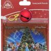 More Christmas Items * | Best Pirce Deals Disney Lanyard Pouch Happy Holidays Mickey & Friends