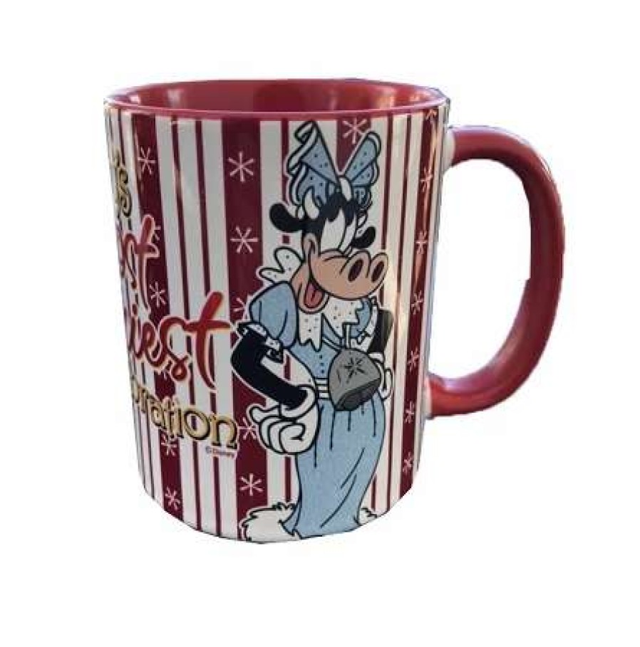 More Christmas Items * | Cheapest Cheapest Disney Coffee Mug Mickey'S Most Merriest Celebration Goofy