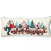 More Christmas Items * | Wholesale New Disney Throw Pillow Happy Holidays Mickey & Friends