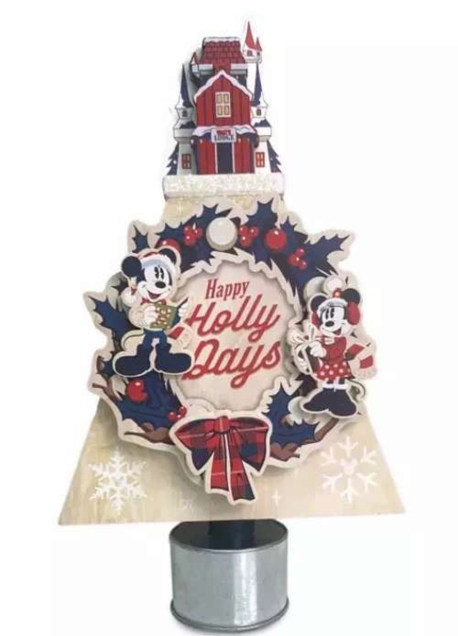 More Christmas Items * | Wholesale Cheap Disney Holiday Figure Tree Mickey And Friends Spinning Musical