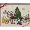 More Christmas Items * | Coupon Deals Disney Holiday Greeting Card Set Farmhouse Mickey Mouse & Friends