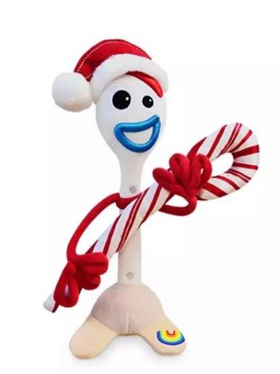 More Christmas Items * | Cheap Outlet Disney Plush Holiday Forky Toy Story 4