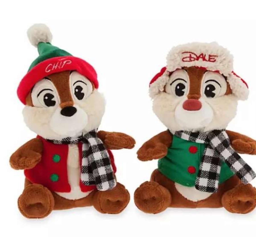 More Christmas Items * | Budget Top 10 Disney Plush 2019 Chip N Dale Holiday Medium