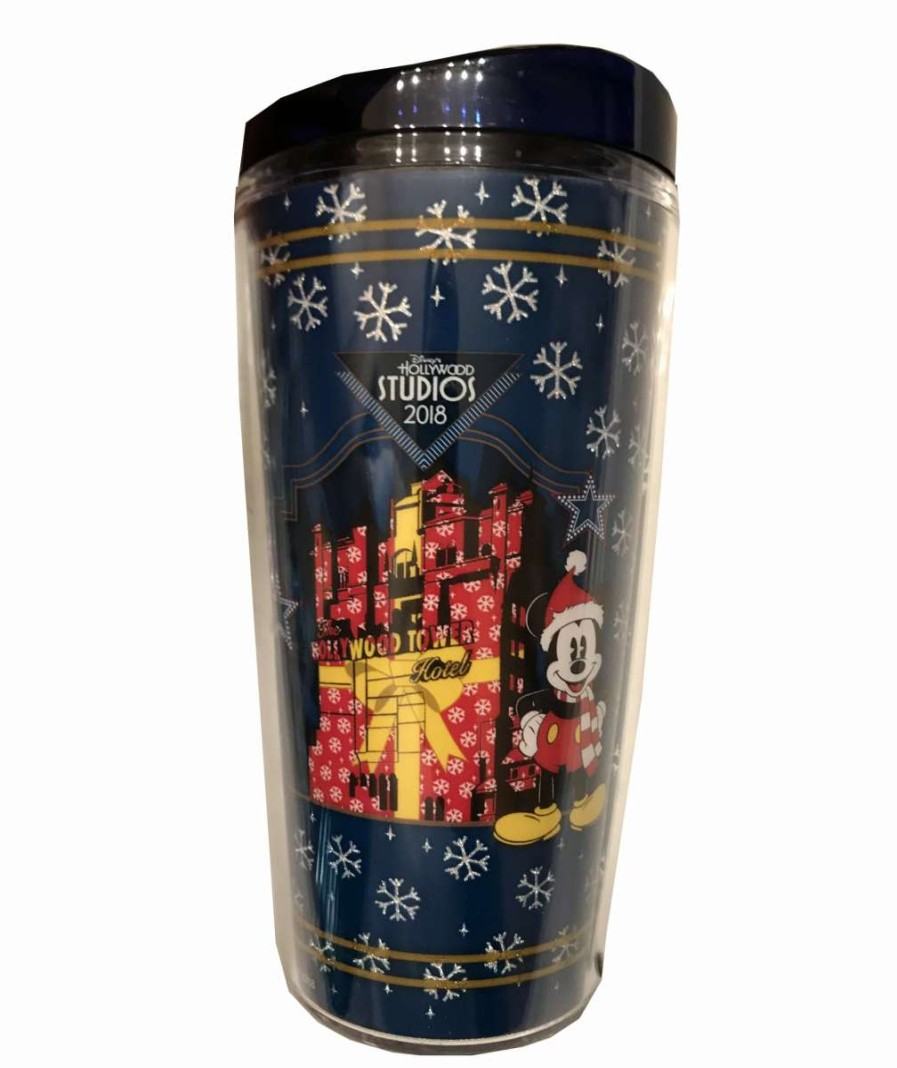 More Christmas Items * | Best Reviews Of Buy Disney Travel Tumbler 2018 Holiday Hollywood Studios Flurry Of Fun