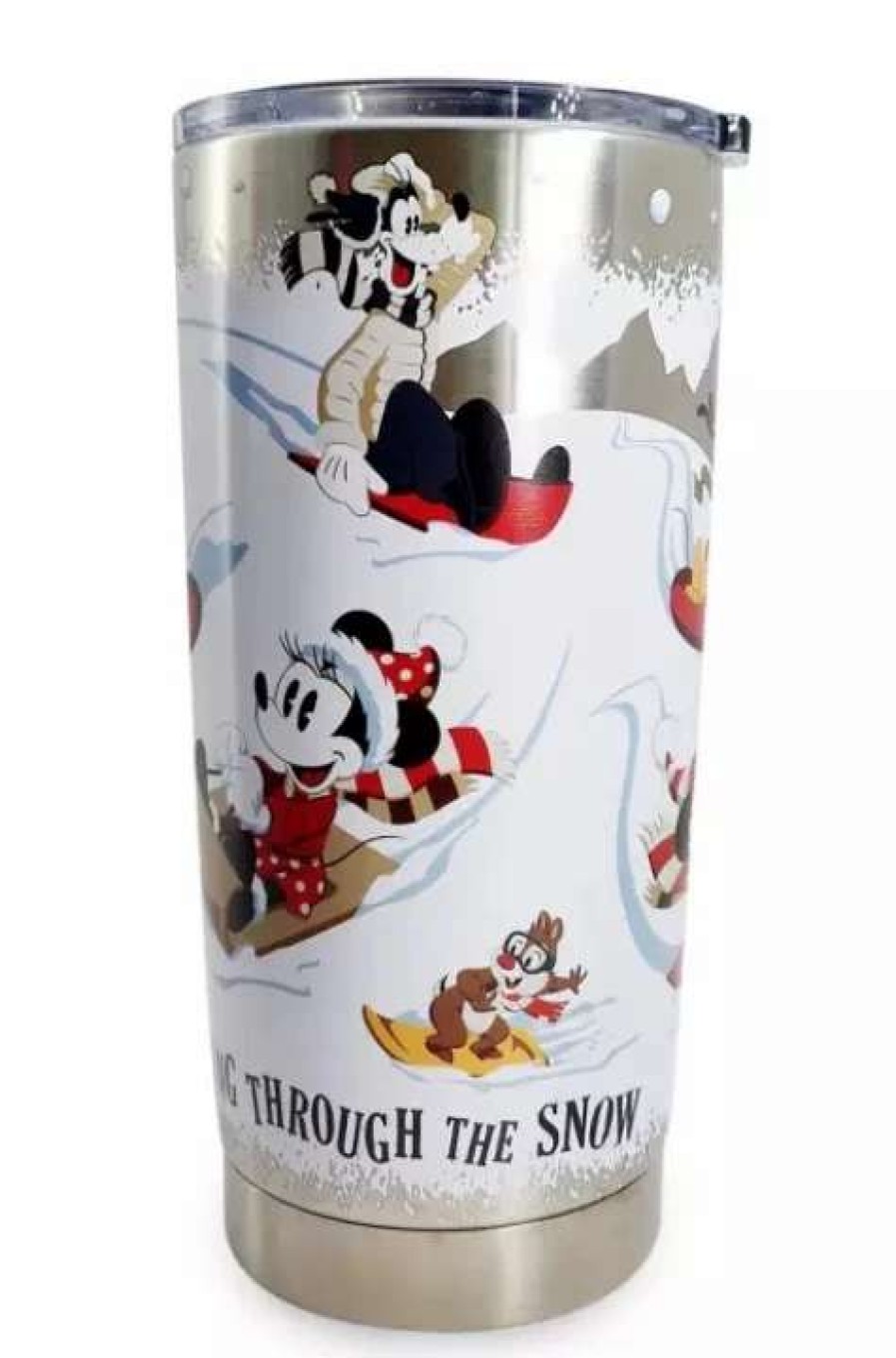 More Christmas Items * | New Best Deal Disney Travel Tumbler Holiday Mickey & Friends Stainless Steel