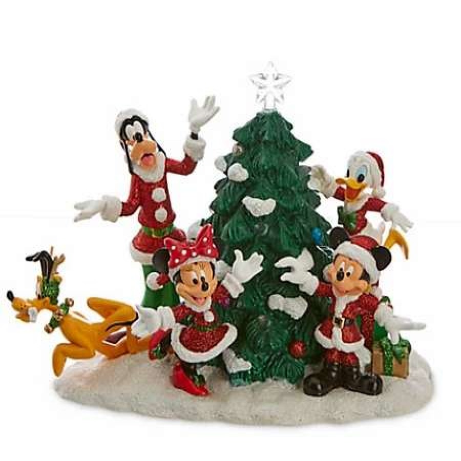 More Christmas Items * | Discount Hot Sale Disney Christmas Figure Santa Mickey And Friends Light-Up Tree