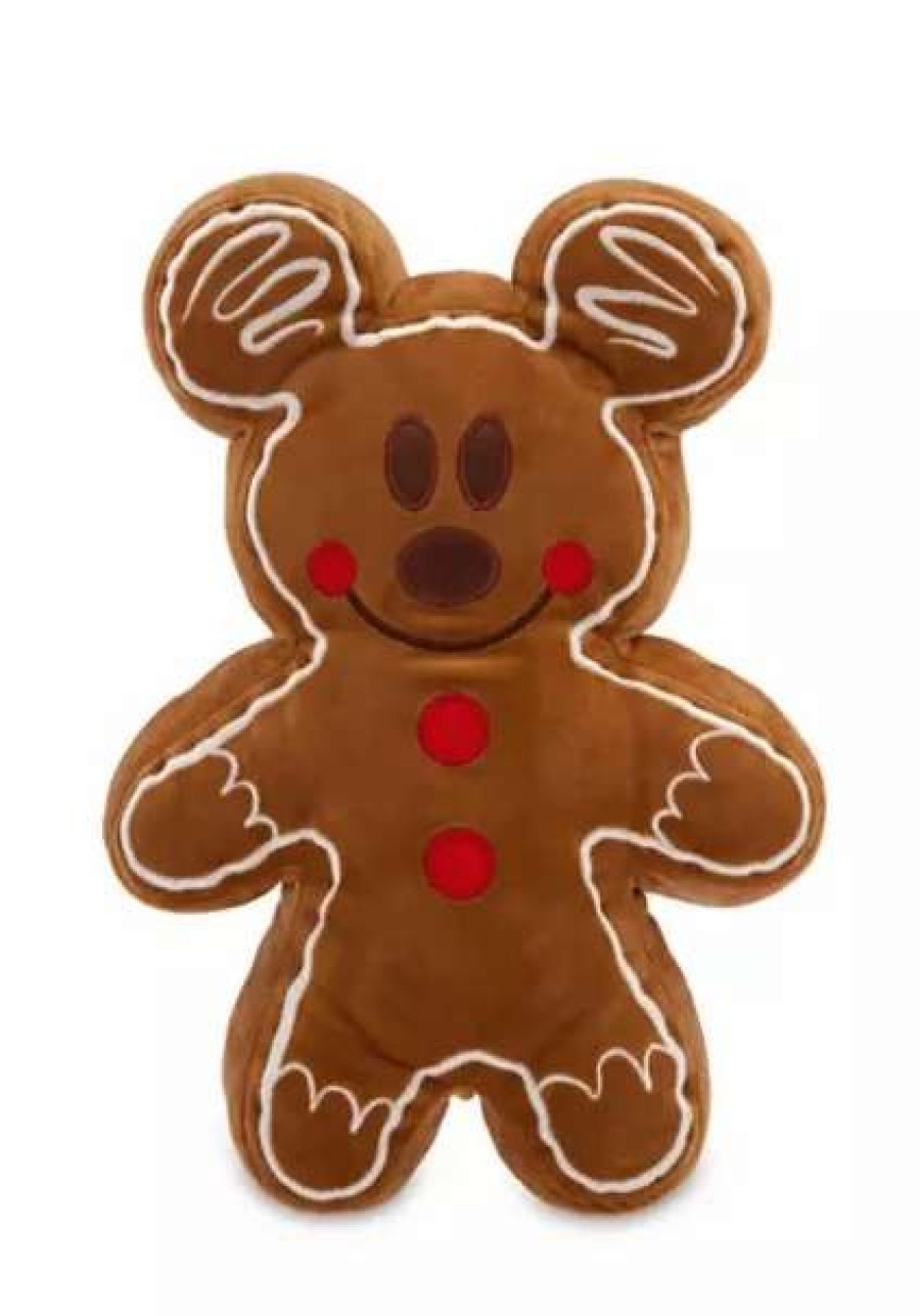 More Christmas Items * | Outlet Flash Sale Disney Holiday Plush Mickey Mouse Gingerbread Cookie Scented