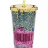 More Christmas Items * | Flash Sale Buy Disney Holiday Tumbler With Straw Mickey Mouse Mid-Century Brights