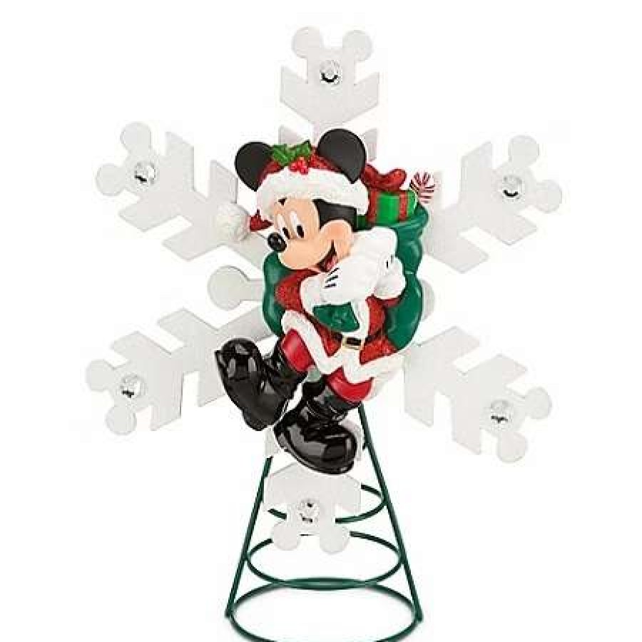 More Christmas Items * | Flash Sale Brand New Disney Christmas Tree Topper Santa Mickey Mouse