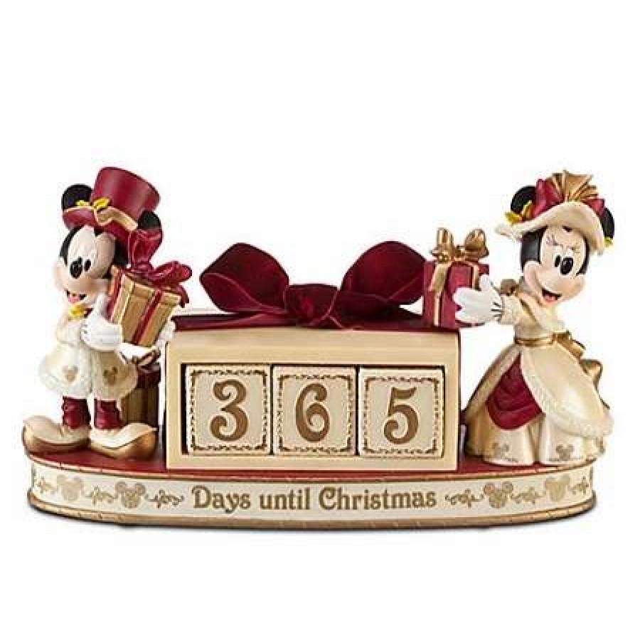 More Christmas Items * | Budget Best Deal Disney Christmas Calendar Countdown Victorian Minnie And Mickey Mouse