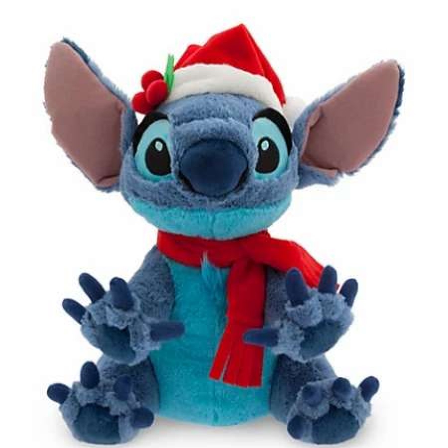 More Christmas Items * | Outlet Coupon Disney Christmas Plush Santa Stitch 12