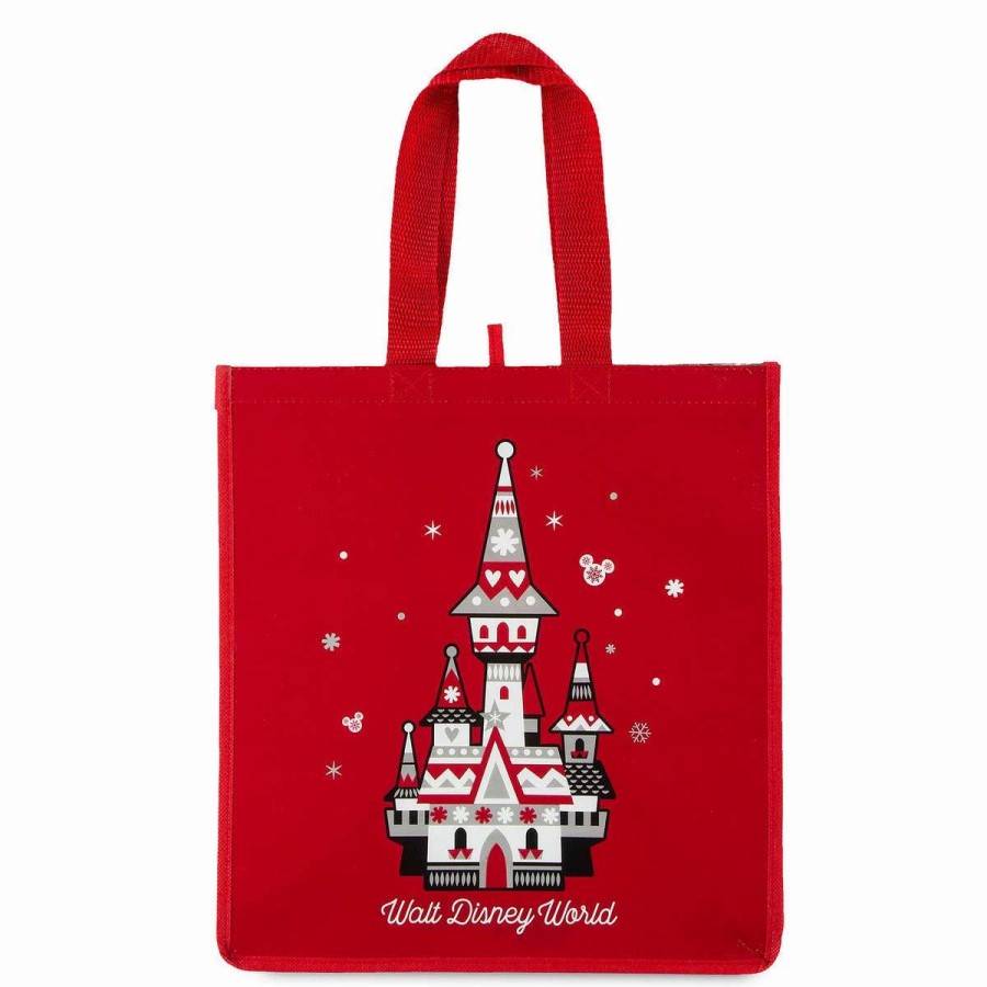 More Christmas Items * | New Hot Sale Disney Tote Bag 2018 Reusable Holiday Tote Castle