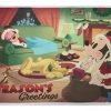 More Christmas Items * | Budget Wholesale Disney Throw Blanket Mickey And Friends Holiday Season'S Greetings